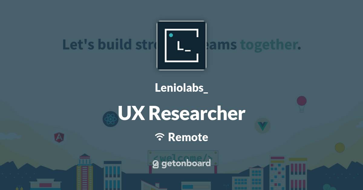 ux researcher jobs remote entry level