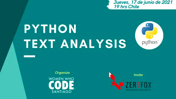 WWcode SCL - Python Text Analysis - Análisis de Texto con Python